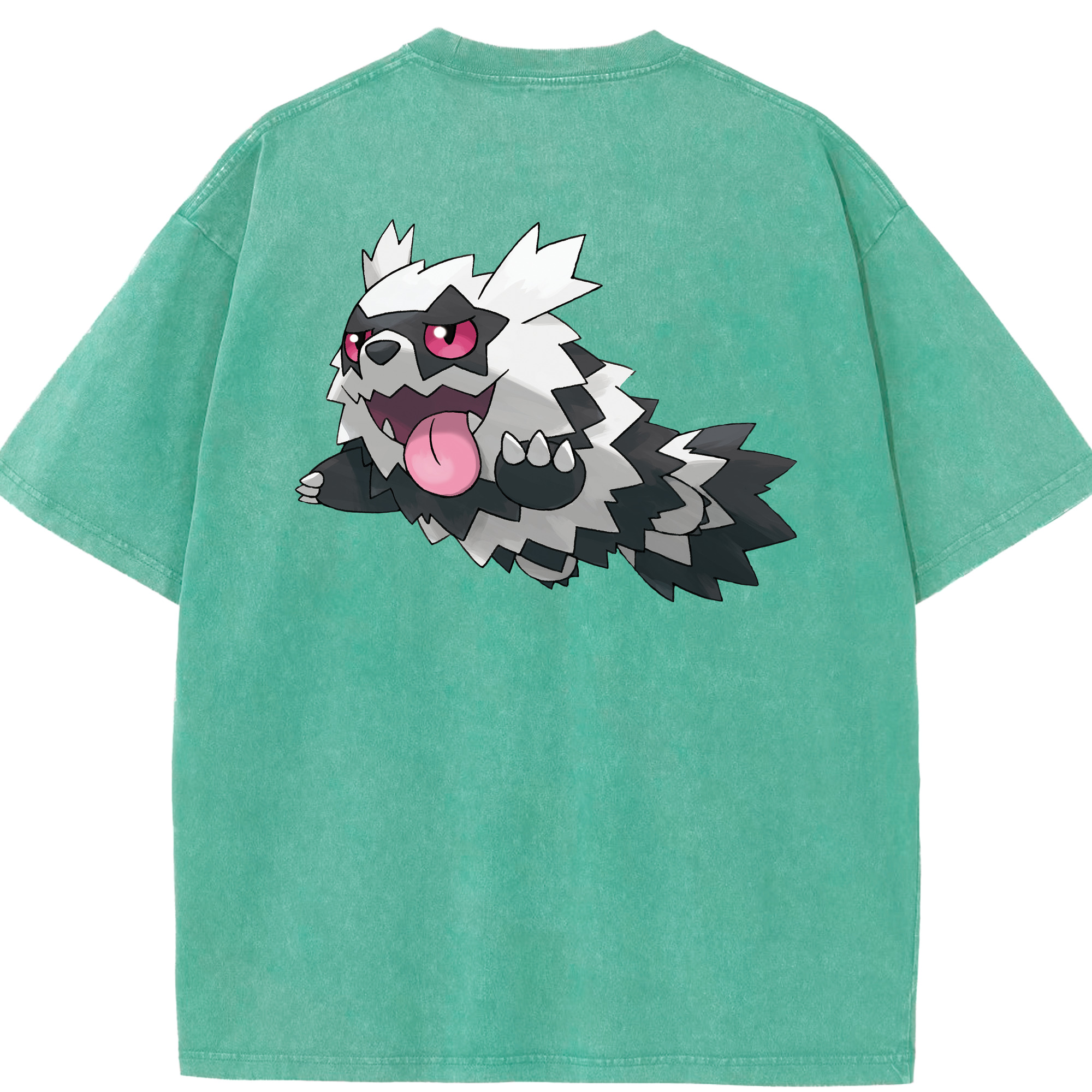 （画像用） ポケットモンスター Pokémon 綿100% ヴィンテージ風 半袖Tシャツ（背面プリント）